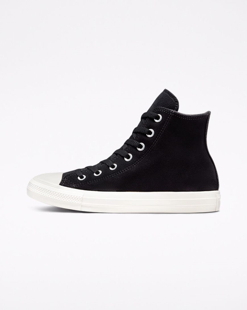 Zapatillas Altas Converse Chuck Taylor All Star Classic Mujer Negras Blancas | PE 70P458